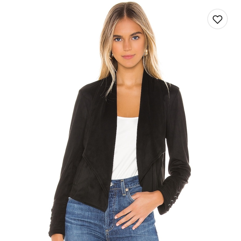 JACK by Steve Madden Flip the Stitch Faux Suede Jacket
